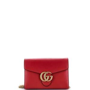 Gucci Gg Marmont Chain Wallet Leather #239655G94B